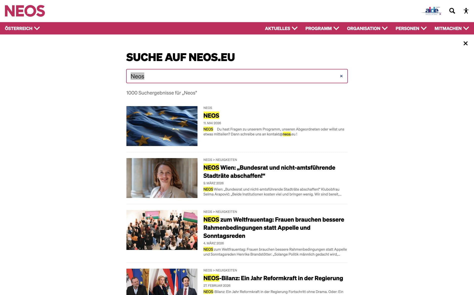 Ultraschnelle Suche