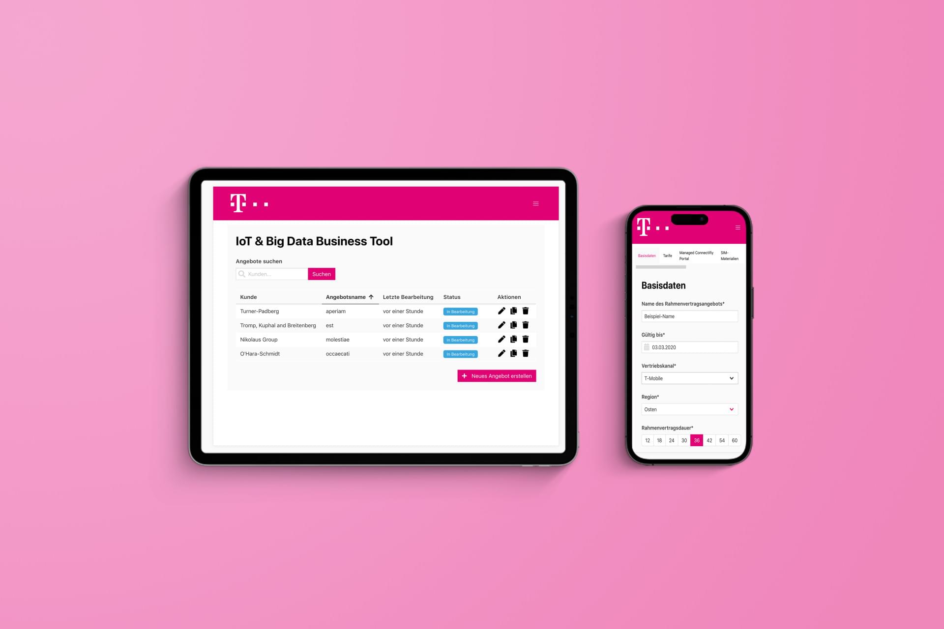 Magenta IoT Verkaufstool