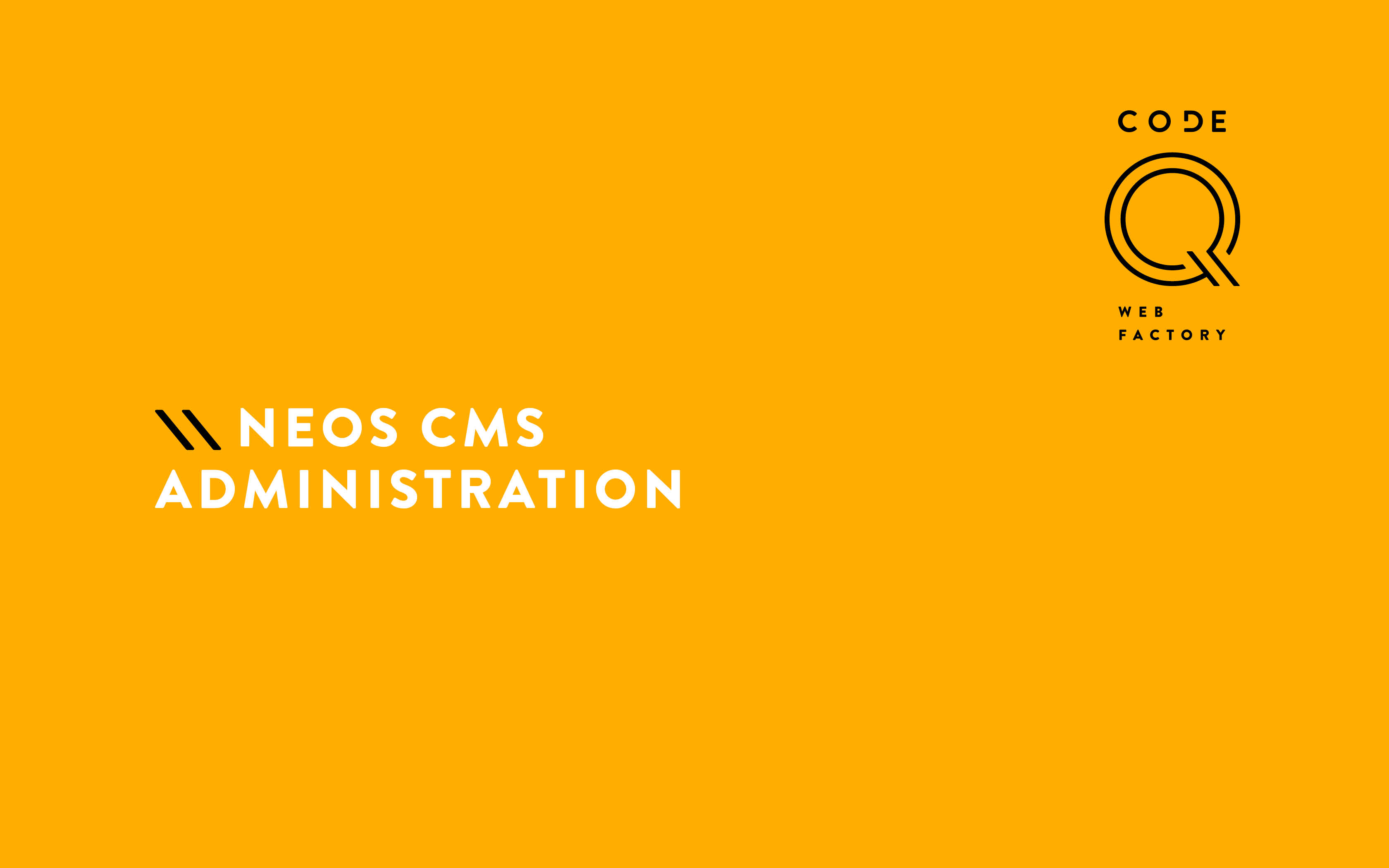 Neos Redaktionssystem - Demo der Administrationsoberfläche