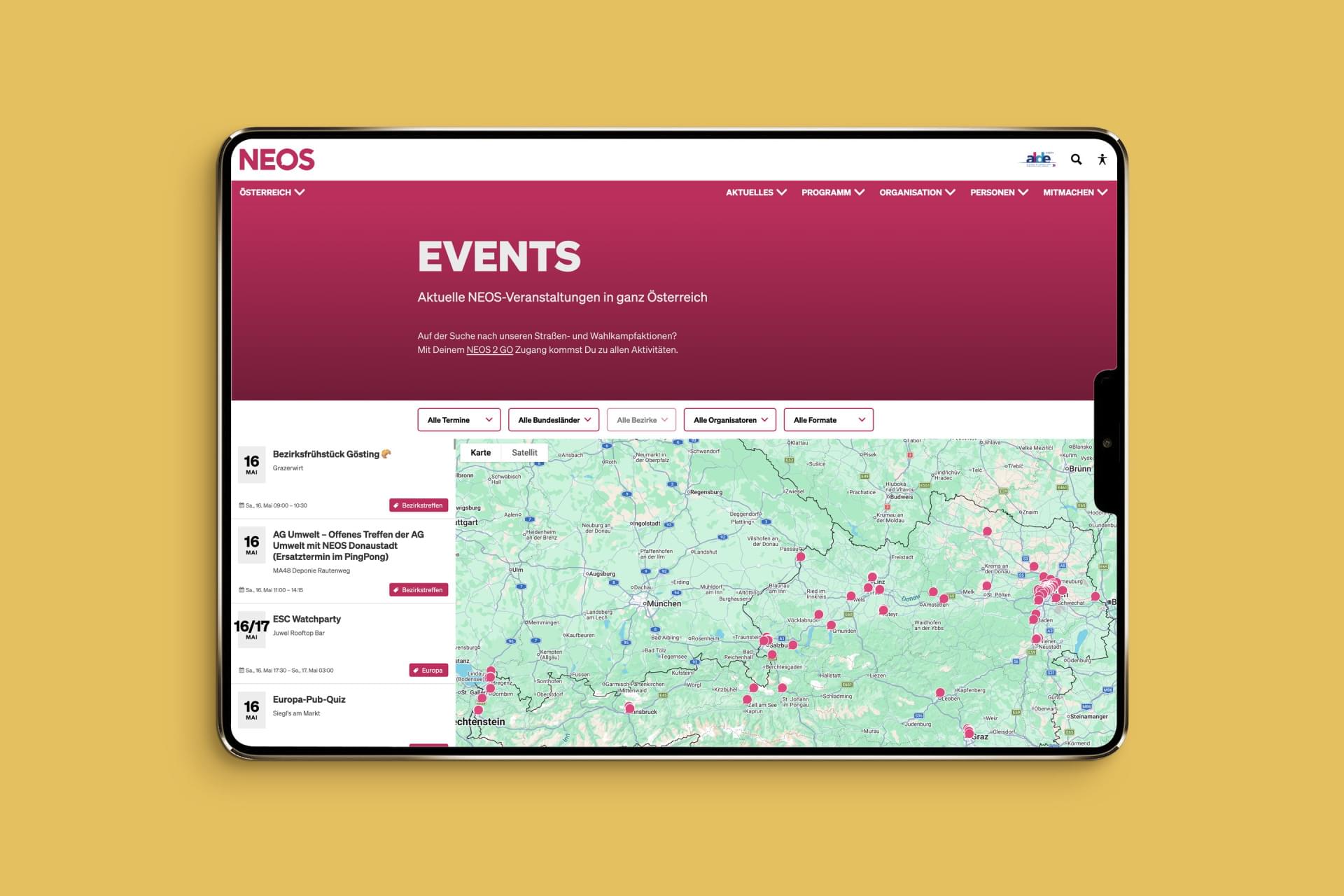 08-neos-events  tablet-yellow-mockup