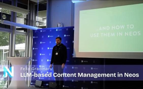 How to build LLM-Based CMS Solutions in Neos @ Neos Con 2024