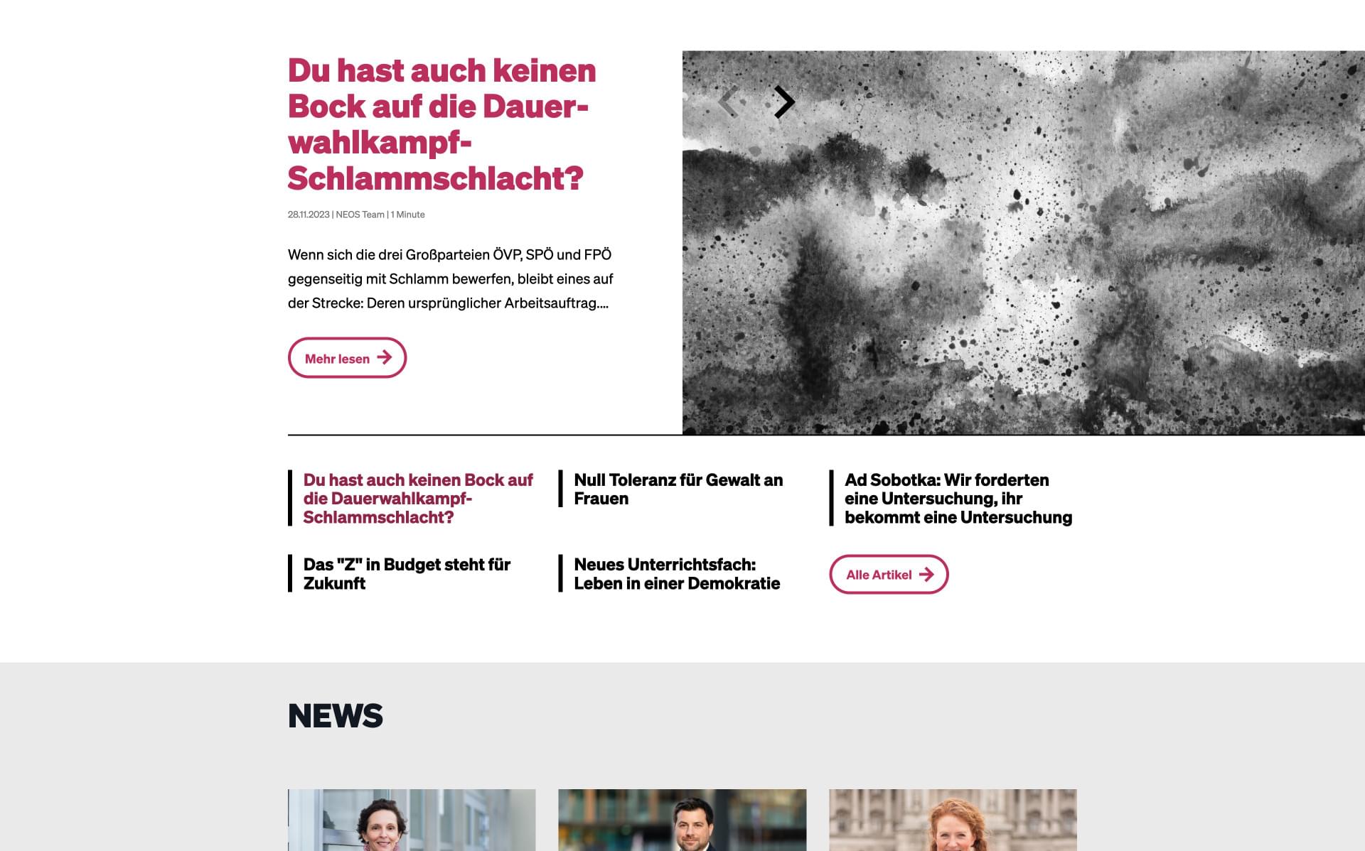 Erweiterte Artikel­darstellung
