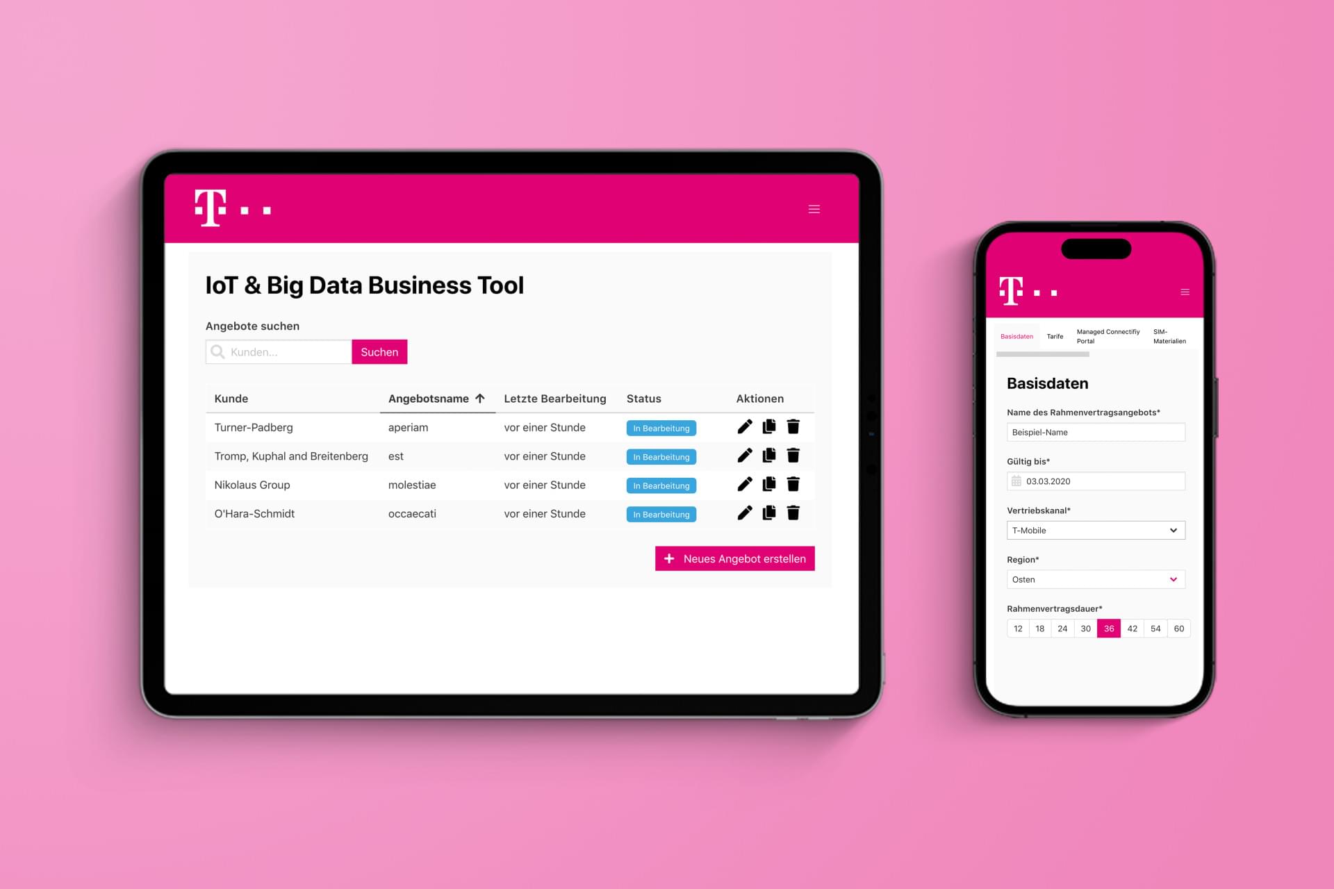 Magenta IoT Verkaufstool